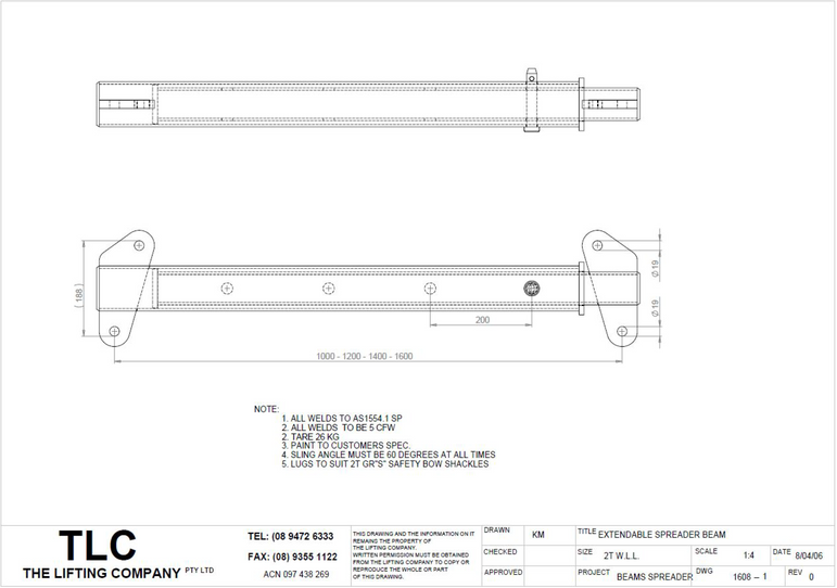 1.5T Aluminium Vee Beam