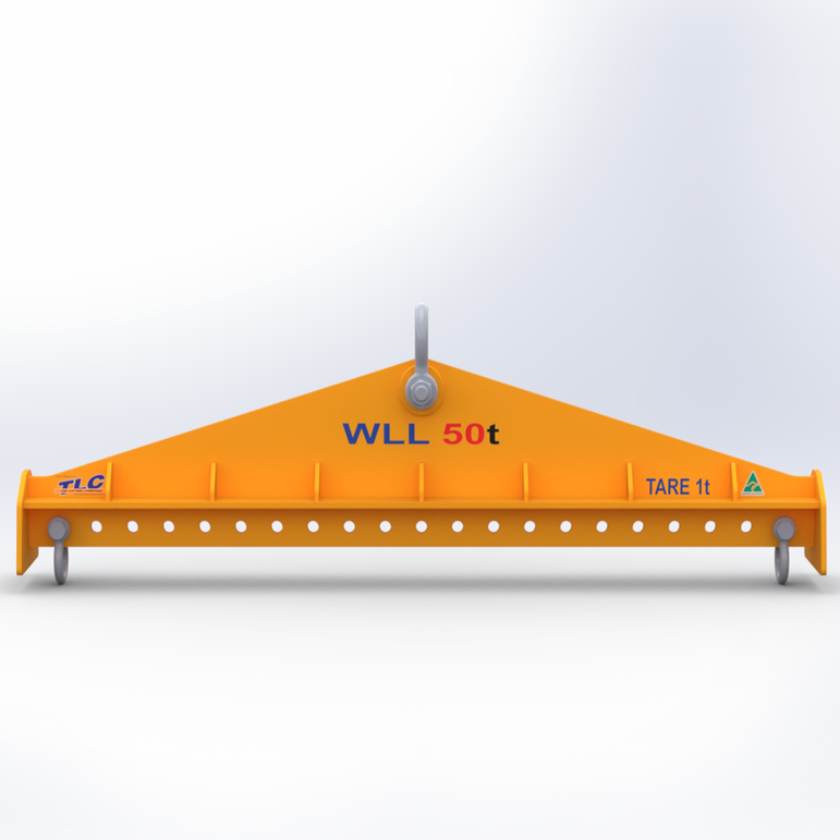 50T x 3500mm Multihole Lifting Beam