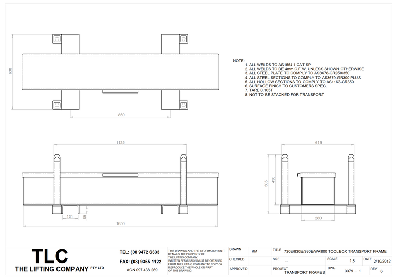 3T Toolbox Transport Box
