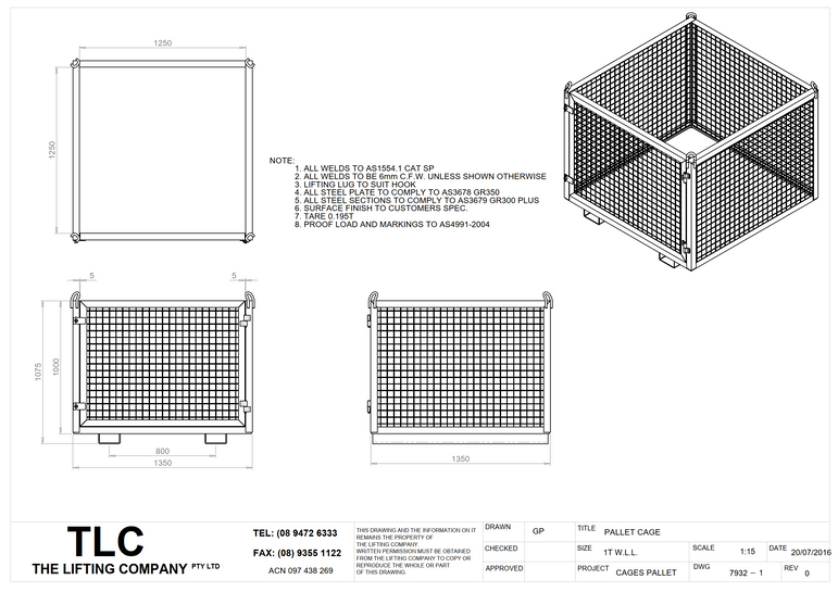 1T Pallet Cage