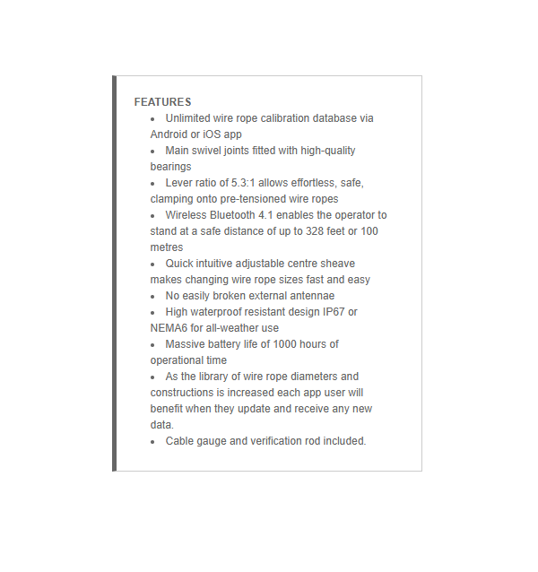 Straighpoint Clamp On Line Tensionmeter - COLT Guy wire, steel wire tension shunt meter