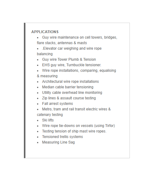 Straighpoint Clamp On Line Tensionmeter - COLT Guy wire, steel wire tension shunt meter