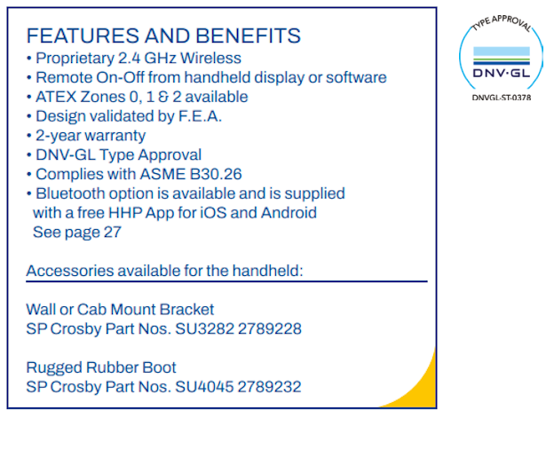 Straightpoint Radiolink Plus Hand Held