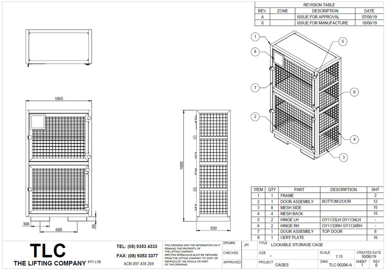 Lockable Storage Cages