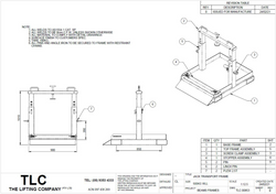 500kg Power Rise Jack Transport Frame