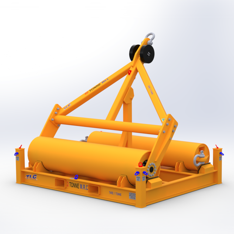 40T Flaking Roller And Transport Frame