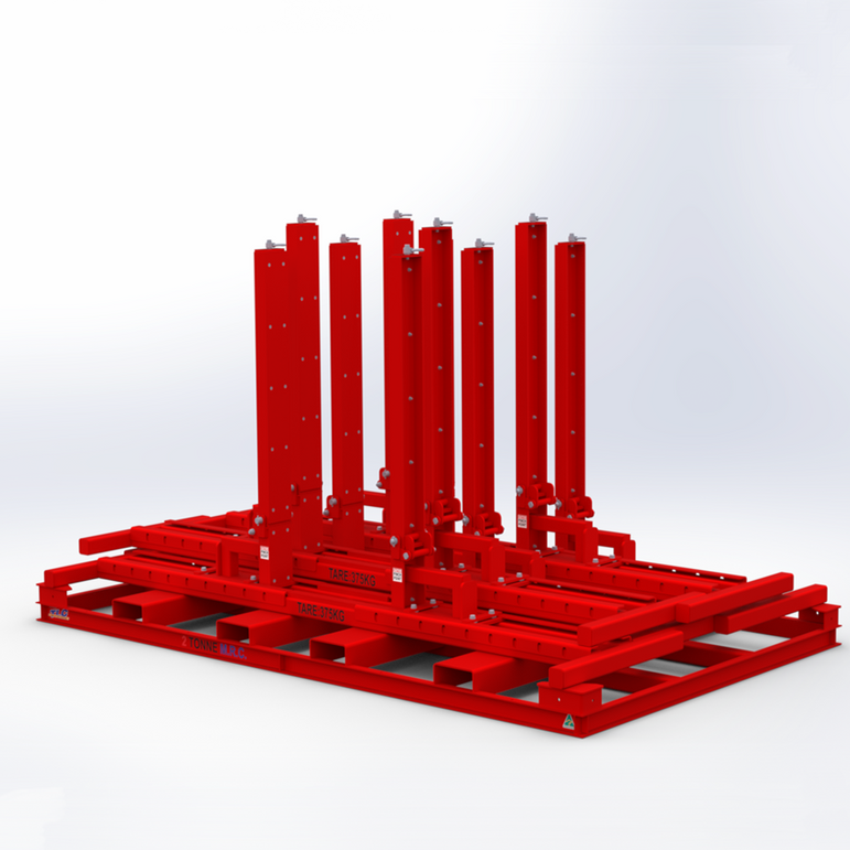 Flaking Guide Transport Skid