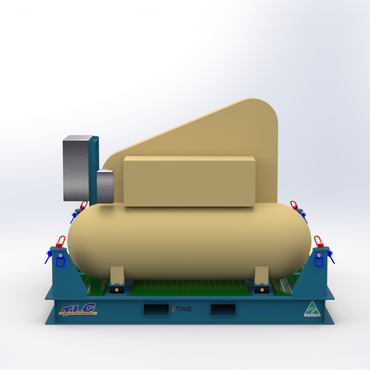 2T Dual Compressor Transport Skid