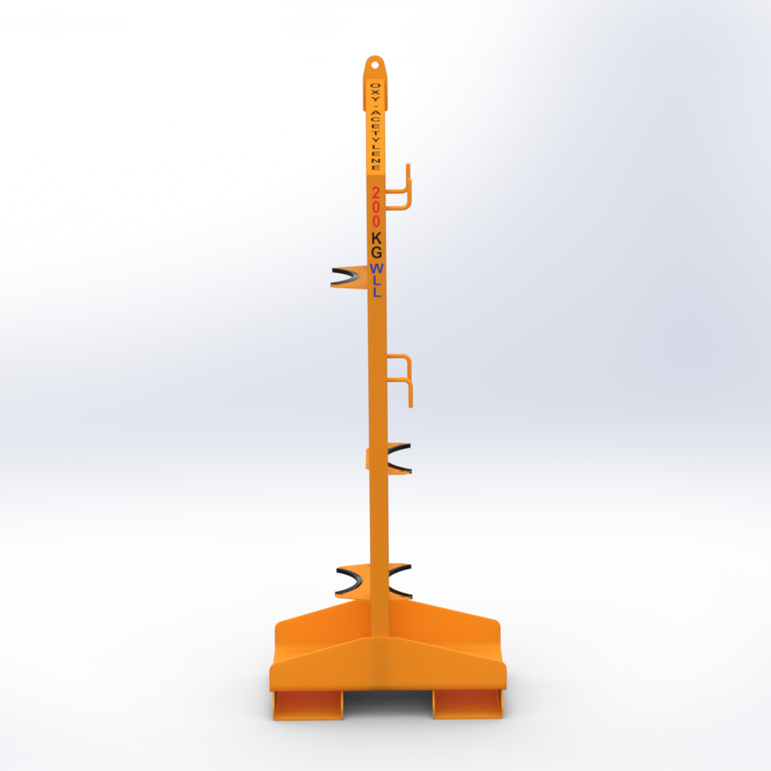 200kg Oxy Acetylene Gas Bottle Frame