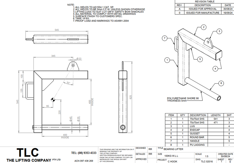 100kg Bearing Lifter