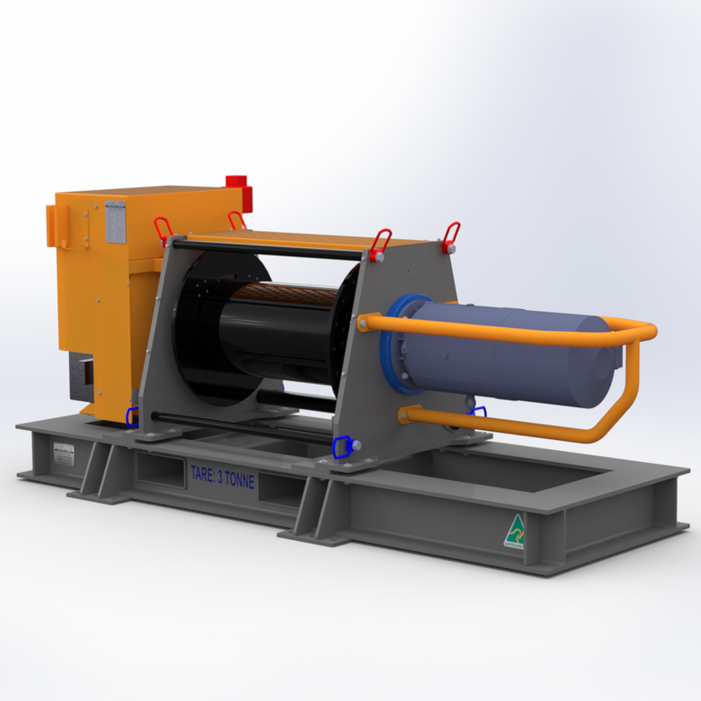 10T Skid/Stringer Winch