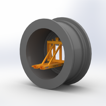 1.6T Trunnion Lifter Fork Attachment