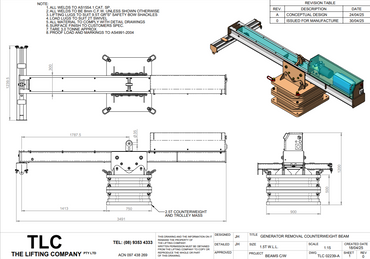 1.5T Counterweight Beam