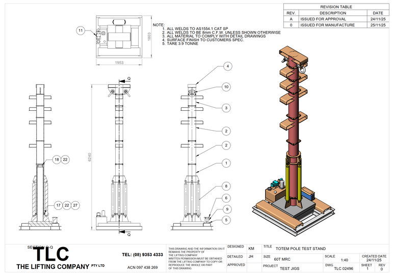 60T Test Tower