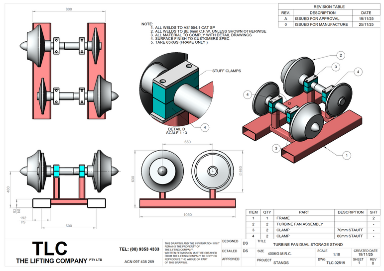 400KG Turbo Storage Stand