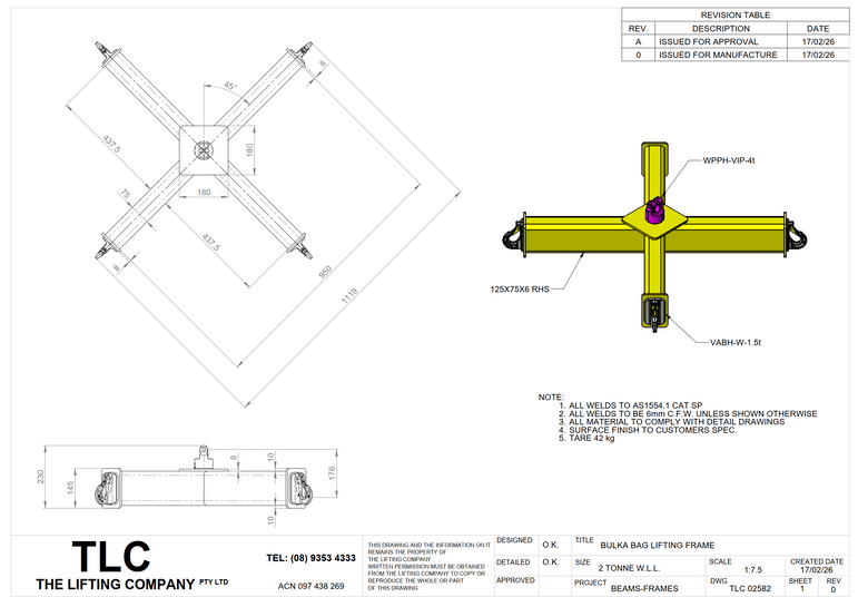 2T Bulka Bag with Swivel Lug