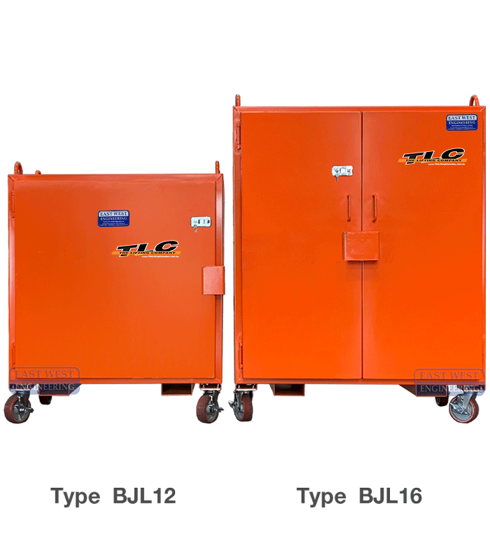 BJL16 Site Tool Cabinet - DBL Door