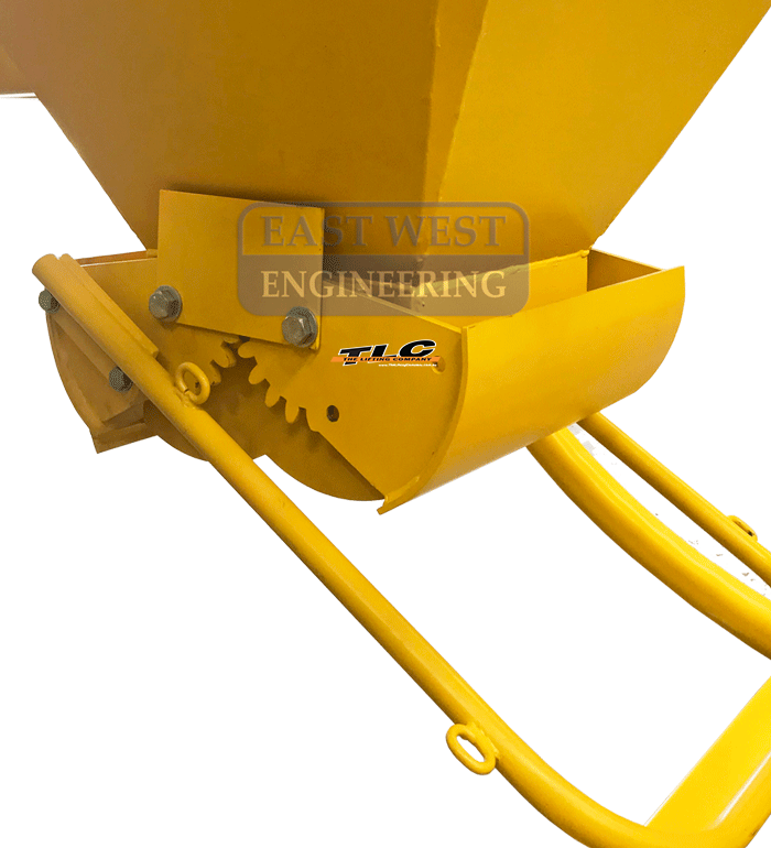 CKROF Concrete Kibble Laydown - Clamshell Gate