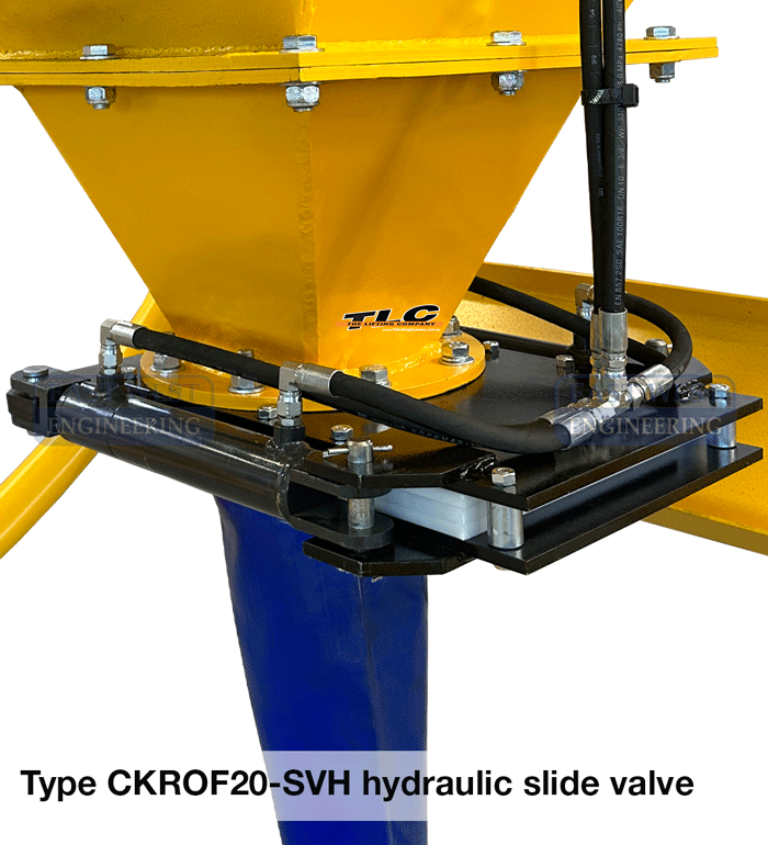 CKROF (SV) Concrete Kibble Laydown - Slide Valve