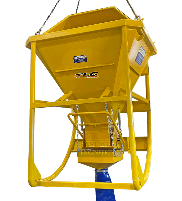 CKROF Concrete Kibble Laydown - Clamshell Gate