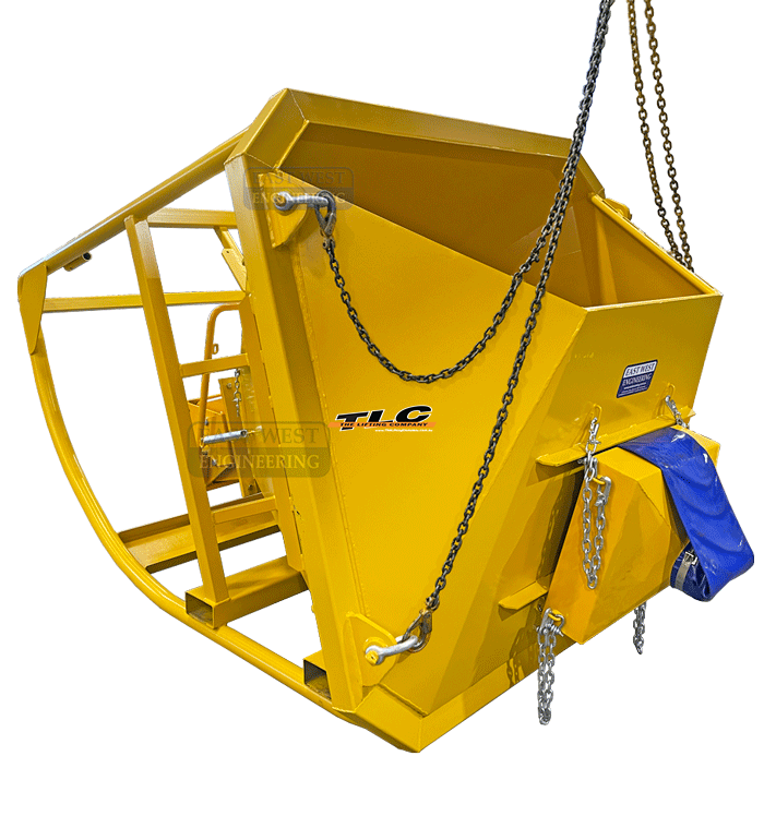 CKROF Concrete Kibble Laydown - Clamshell Gate