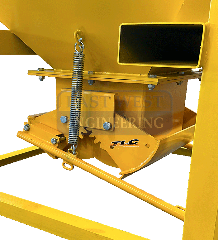 HBF Hopper Bin - Clamshell