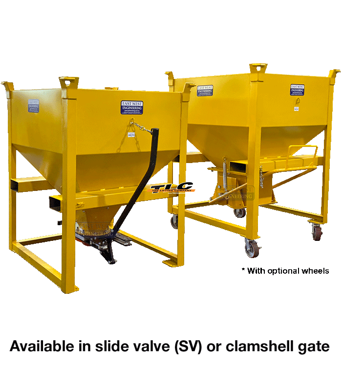 HBF Hopper Bin - Slide Valve