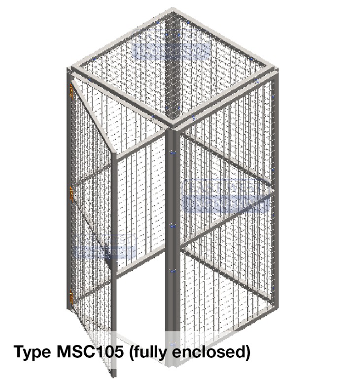 MSC105 Modular Storage Cage - 1050(w)