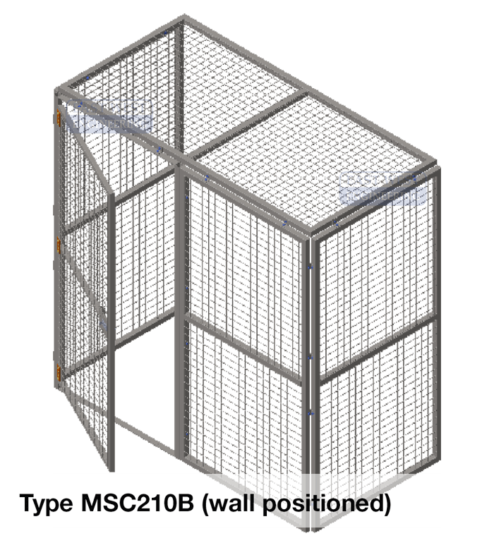 MSC210 Modular Storage Cage - 2100(w)