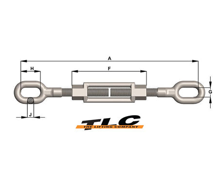 Eye & Eye Turnbuckles