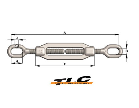 Eye & Eye Turnbuckles