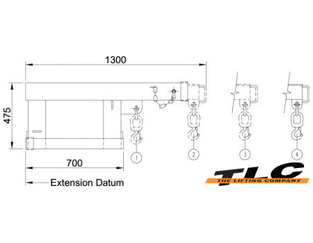 FJCS25 Fixed Jib Short – 2.5T