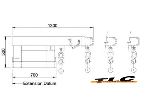FJCL50 Fixed Jib Long – 4.75T