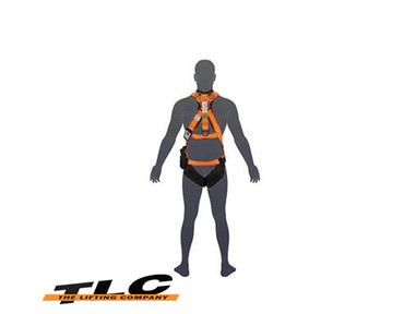 Elite Riggers Harness Stainless Steel With Dorsal Extension Strap cw Harness Bag (NBHAR)