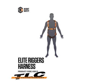 Elite Riggers Harness - Small (S) cw Harness Bag (NBHAR)