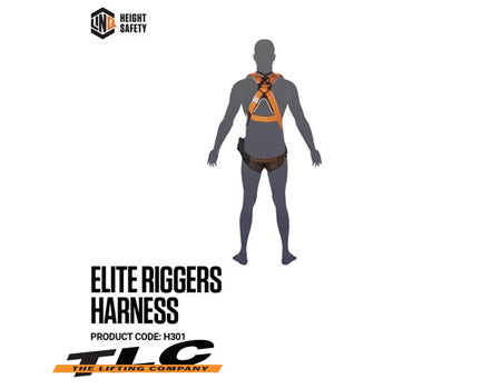 Elite Riggers Harness - Standard (M - L) cw Harness Bag (NBHAR)