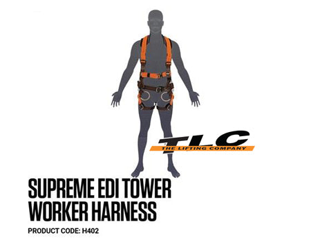 Supreme Edi Tower Worker Harness - Standard (M - L) CW Harness Bag (NBHAR)