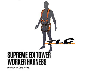 Supreme Edi Tower Worker Harness - Standard (M - L) CW Harness Bag (NBHAR)