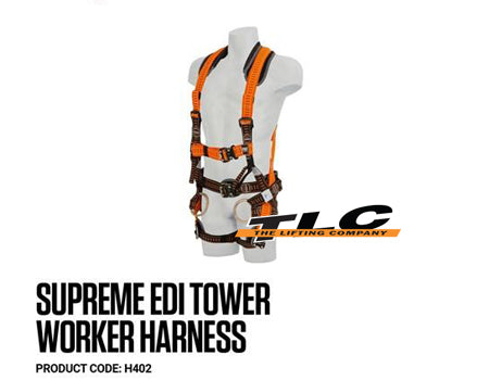 Supreme Edi Tower Worker Harness - Standard (M - L) CW Harness Bag (NBHAR)