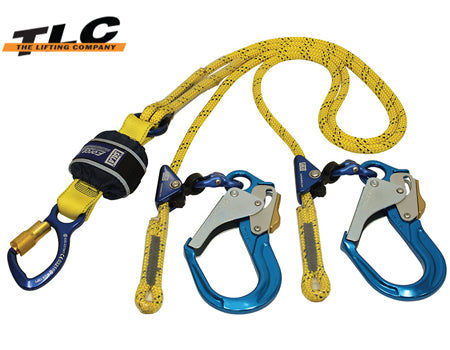 Z13206129R – Adjustable Twin Leg Rope Lanyard