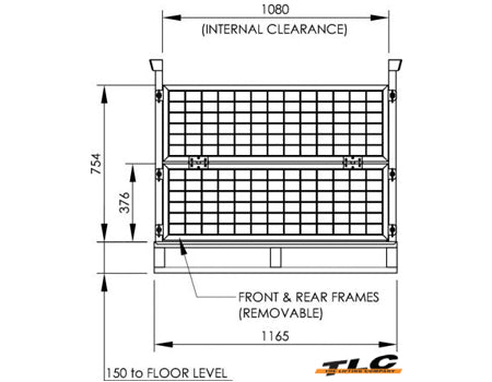 PCT-02 Timber Pallet Cage