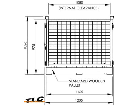 PCT-02 Timber Pallet Cage