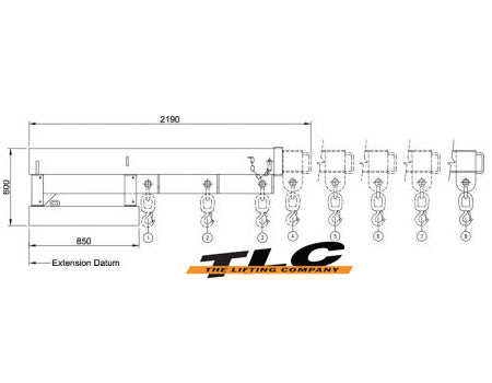 SFJCL100 Fixed Jib Long – 10T