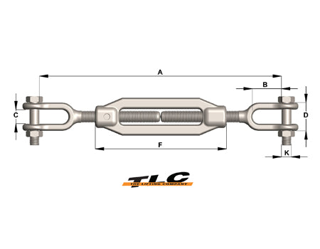 Clevis & Clevis Turnbuckles