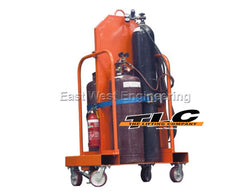 TGC4 Gas Cylinder Trolley (4 Bottles) Craneable