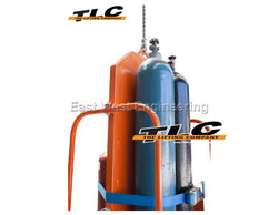 TGC4 Gas Cylinder Trolley (4 Bottles) Craneable