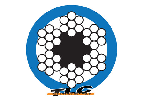 6×7 Fibre Core PVC Coated