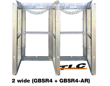GBSR4 Gas Cylinder Storage Rack - 450x450