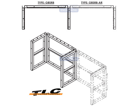 GBSR9 Gas Cylinder Storage Rack - 900x900