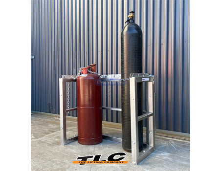 GBSR8 Gas Cylinder Storage Rack - 900x450